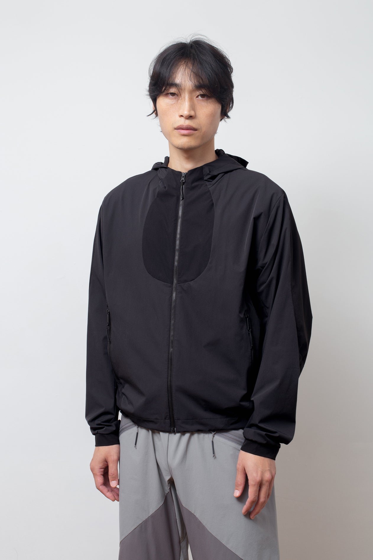 Soft Comp Hooded Jacket Black