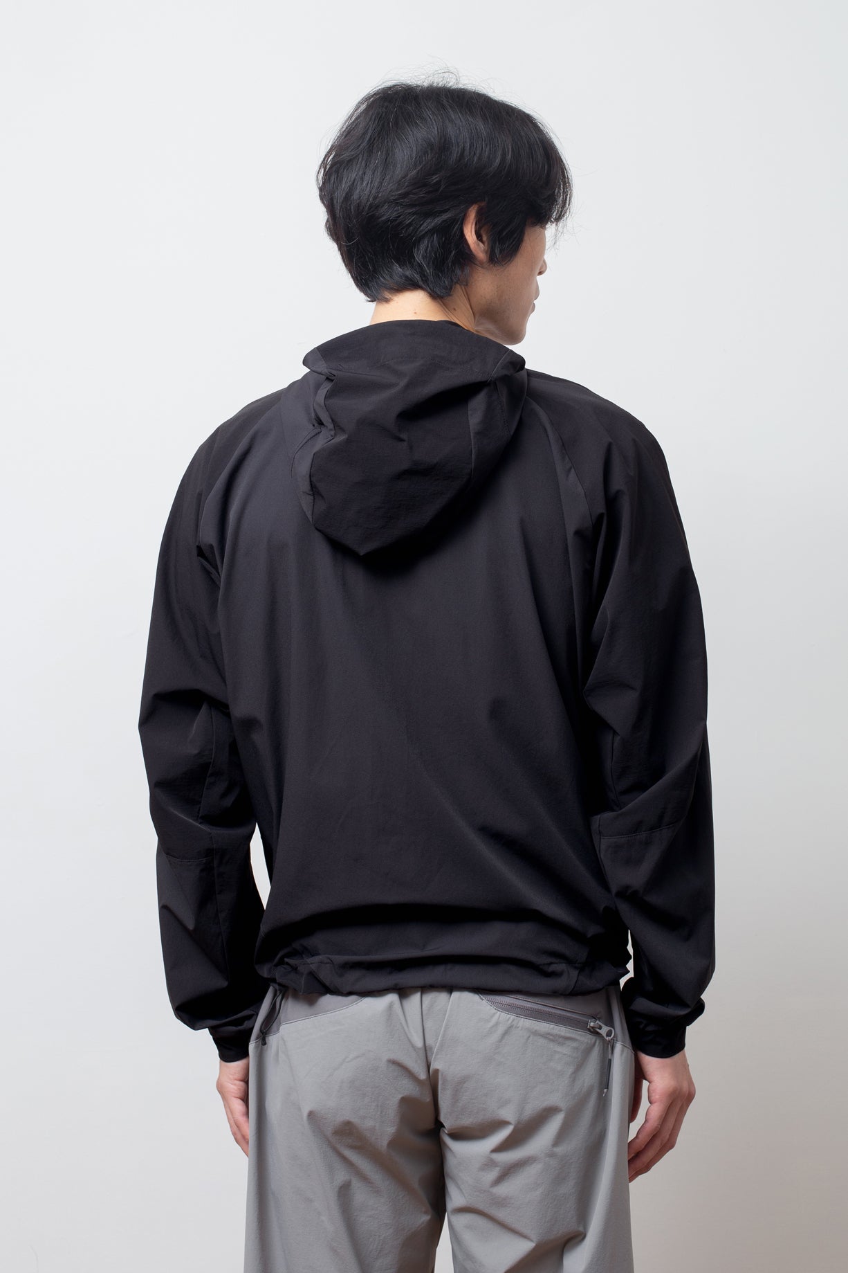 Soft Comp Hooded Jacket Black