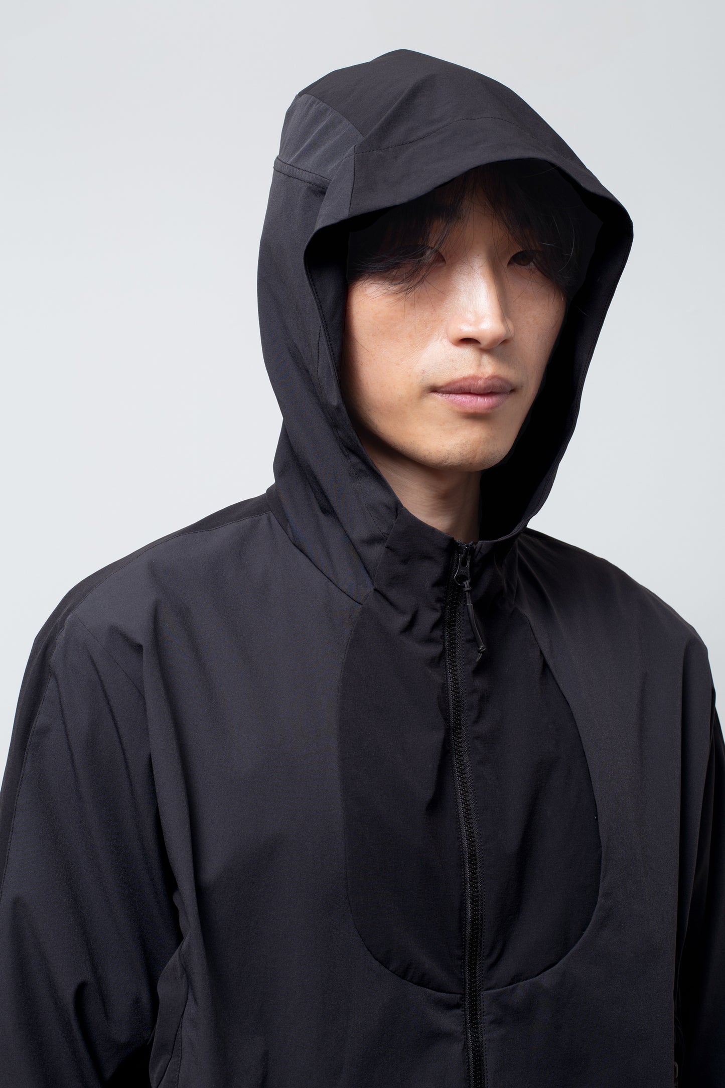 Soft Comp Hooded Jacket Black