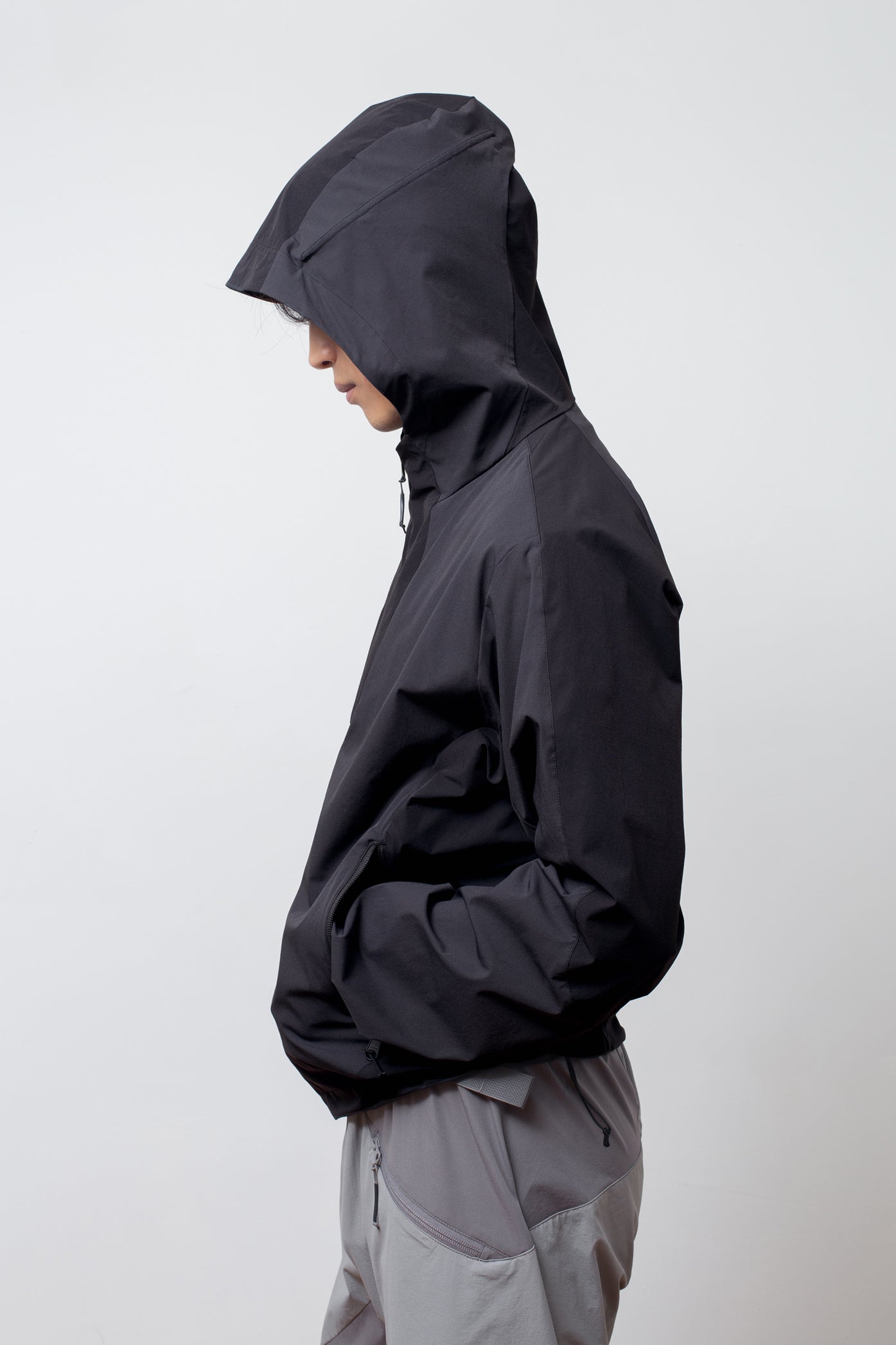 Soft Comp Hooded Jacket Black